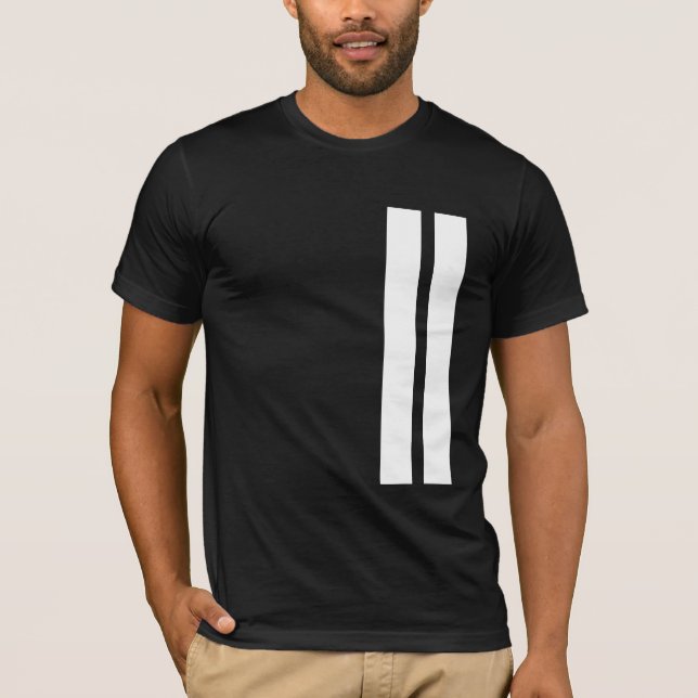 Schwarz-Weiß-T - Shirt (Vorderseite)