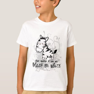 Schwarz-Weiß-T-Shirt T-Shirt