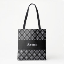 Schwarz-Weiß-Tasche