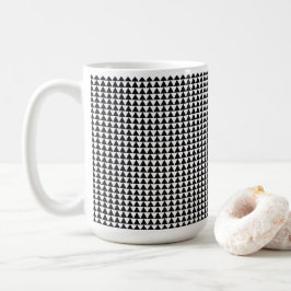 Schwarz-Weiß-Tasse Kaffeetasse