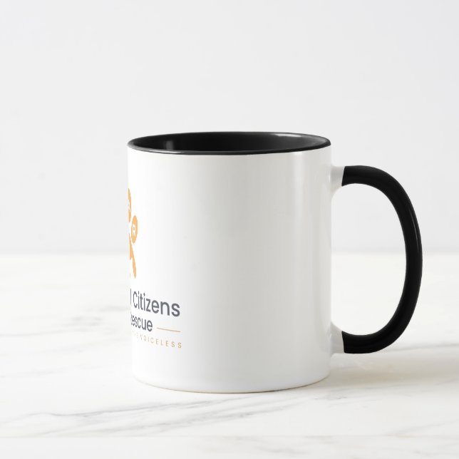 Schwarz-Weiß-Tasse Tasse (Rechts)