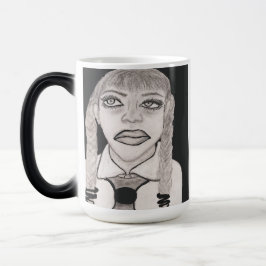 Schwarz-Weiß-Tasse Verwandlungstasse