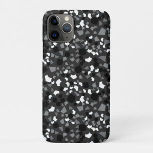 Schwarz-Weiß-Terrazzo Minimal moderne Case-Mate Case-Mate iPhone Hülle