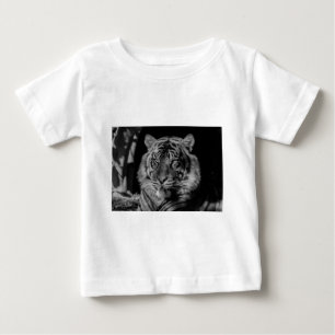 Schwarz-Weiß-Tiger Baby T-shirt
