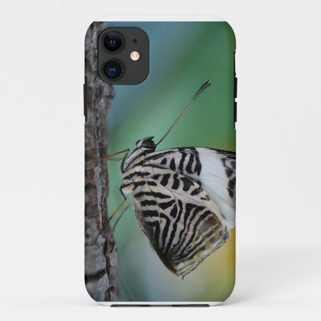 Schwarz-Weiß-Tiger-Schmetterling Case-Mate iPhone Hülle (Rückseite)
