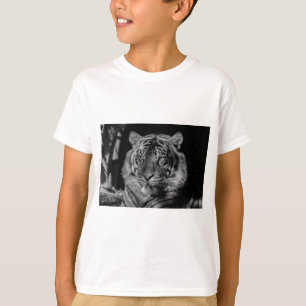 Schwarz-Weiß-Tiger T-Shirt