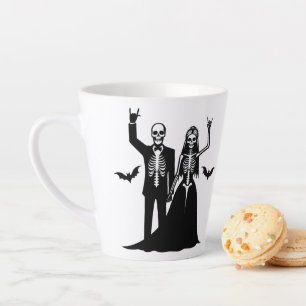 Schwarz-Weiß-Til-Tod Milchtasse