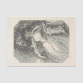 Schwarz-Weiß-Titania Shakespeare Seidenpapier