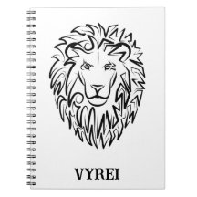 Schwarz-Weiß-Tribal-Lion