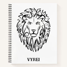 Schwarz-Weiß-Tribal-Lion