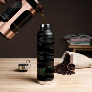 Schwarz/Weiß Trinkflasche
