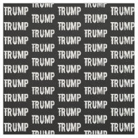 Schwarz-Weiß-TRUMP-Stoff