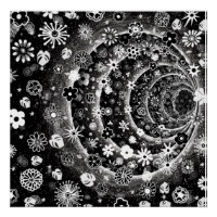 Schwarz-Weiß-Tunneldesign