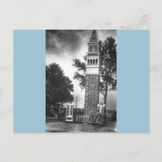 Schwarz-Weiß-Turm Postkarte