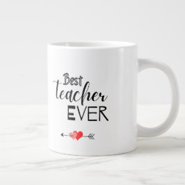 Schwarz-Weiß-Typografie: Bester Lehrer je Tasse