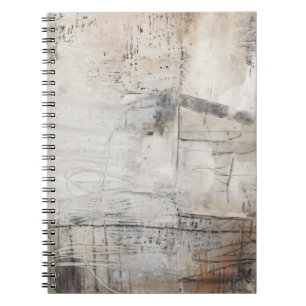 Schwarz-weiß u. Bronze Notizblock