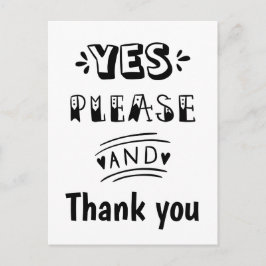 Schwarz-Weiß-UAWG Generic Postkarte