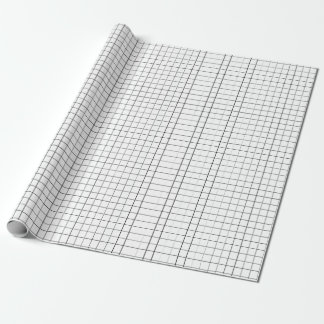 Schwarz-Weiß-Umschlag Geschenkpapier Rolle