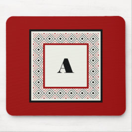 Schwarz-weiß und weinspezifisch Modernes Design Mousepad