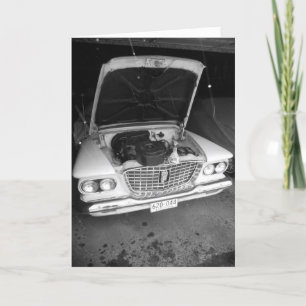 "Schwarz & Weiß Valiant mit Schneeflocken" wird gu Karte