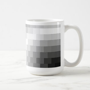 Schwarz-Weiß-Verlauf Kaffeetasse