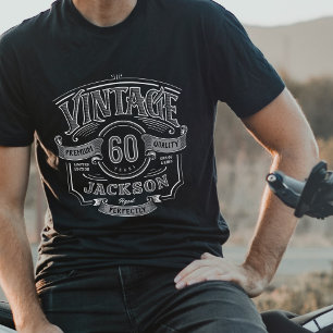 Schwarz-weiß Vintage gealtert bis zur Perfektion G T-Shirt
