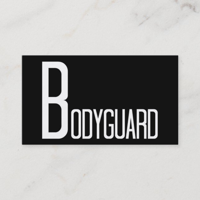 Schwarz-Weiß-Visitenkarte des Leiters Visitenkarte (Vorderseite)