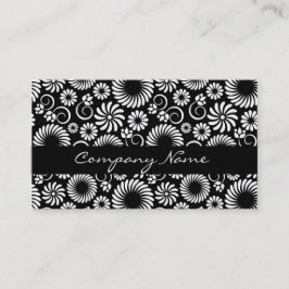 Schwarz-Weiß-Visitenkarte Visitenkarte
