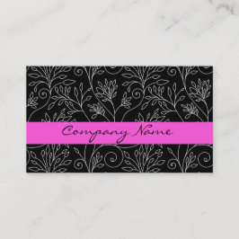 Schwarz-Weiß-Visitenkarte Visitenkarte