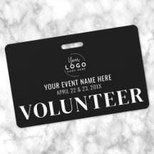 Schwarz-weiß Volunteer
