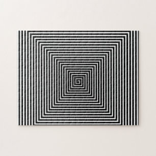 Schwarz-Weiß-Vortex  Optische Illusion