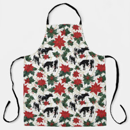 Schwarz & Weiß Weihnachten Holstein Milchkühe Blum Schürze