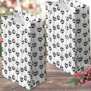 Schwarz Weiß Weihnachten Kleine Geschenktüte