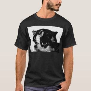 Schwarz-Weiß-Wolf T-Shirt