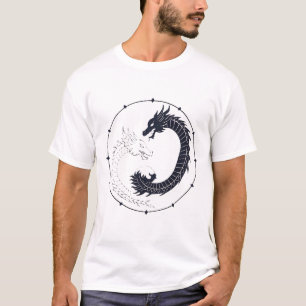 Schwarz-weiß Yin Tang  T-Shirt