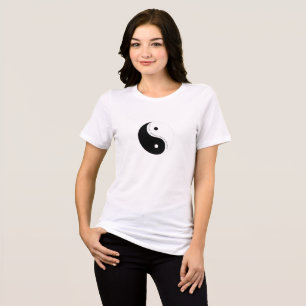 Schwarz-Weiß-Yin-Yang-Achtsamkeit, Balance Tri-Blend Shirt