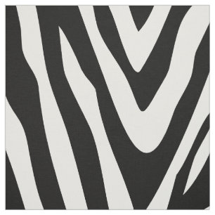 Schwarz-Weiß-Zebra drucken Große Skala Stoff