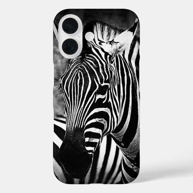 Schwarz-Weiß-Zebra * Fall-Mate-iPhone-Fall iPhone 16 Hülle (Rückseite)