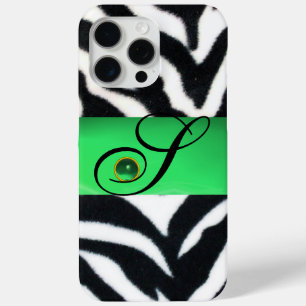 SCHWARZ-WEISS ZEBRA FUR EMERALD GREEN GEM MONOGRAM TITLE_SEO2