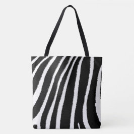 Schwarz-Weiß-Zebra-Muster Tasche