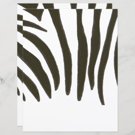 Schwarz-Weiß-Zebra-Papier