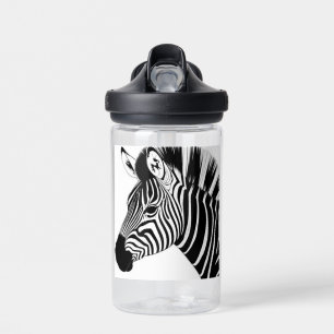 Schwarz-Weiß-Zebra Trinkflasche