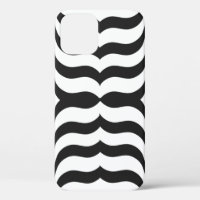 Schwarz + Weiß Zebrastreifen Muster modern