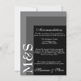 Schwarz-Weiß-Zeitschrift-Hochzeitskarte Dankeskarte