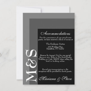 Schwarz-Weiß-Zeitschrift-Hochzeitskarte Dankeskarte