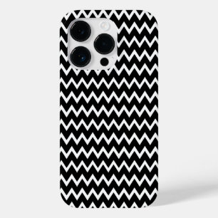 Schwarz-Weiß-Zickzack Case-Mate iPhone 14 Pro Hülle