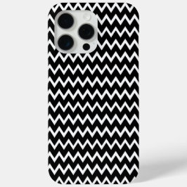 Schwarz-Weiß-Zickzack Case-Mate iPhone Hülle