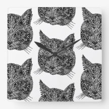 Schwarz-Weiß-Zierkatzen-Portrait