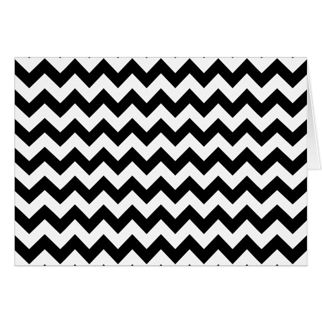 Schwarz-Weiß-Zigzag-Muster, Zickzack Muster (Vorderseite (Horizontal))