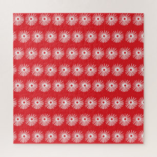 Schwarz-weiße, abstrakte Blumenstruktur.